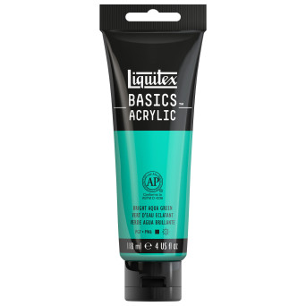 Basics Acrylic paint - Liquitex - 660, Bright Aqua Green, 118 ml