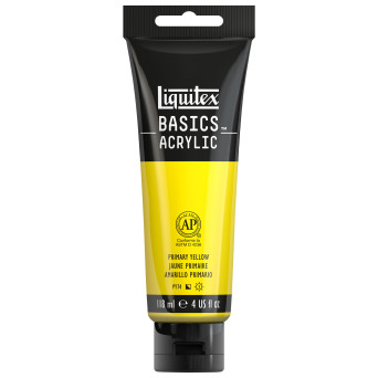 Farba akrylowa Basics Acrylic - Liquitex - 410, Primary Yellow, 118 ml