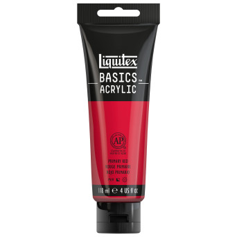 Farba akrylowa Basics Acrylic - Liquitex - 415, Primary Red, 118 ml