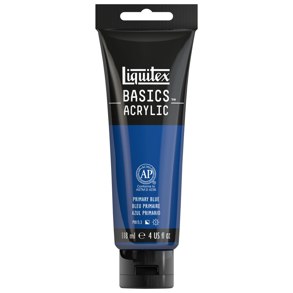 Farba akrylowa Basics Acrylic - Liquitex - 420, Primary Blue, 118 ml