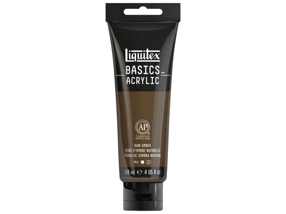 Farba akrylowa Basics Acrylic - Liquitex - 331, Raw Umber, 118 ml