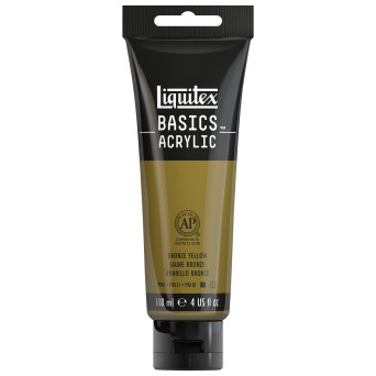 Farba akrylowa Basics Acrylic - Liquitex - 530, Bronze Yellow, 118 ml