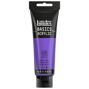 Basics Acrylic paint - Liquitex - 590, Brilliant Purple, 118 ml
