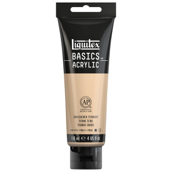 Farba akrylowa Basics Acrylic - Liquitex - 434, Unbleached Titanium, 118 ml