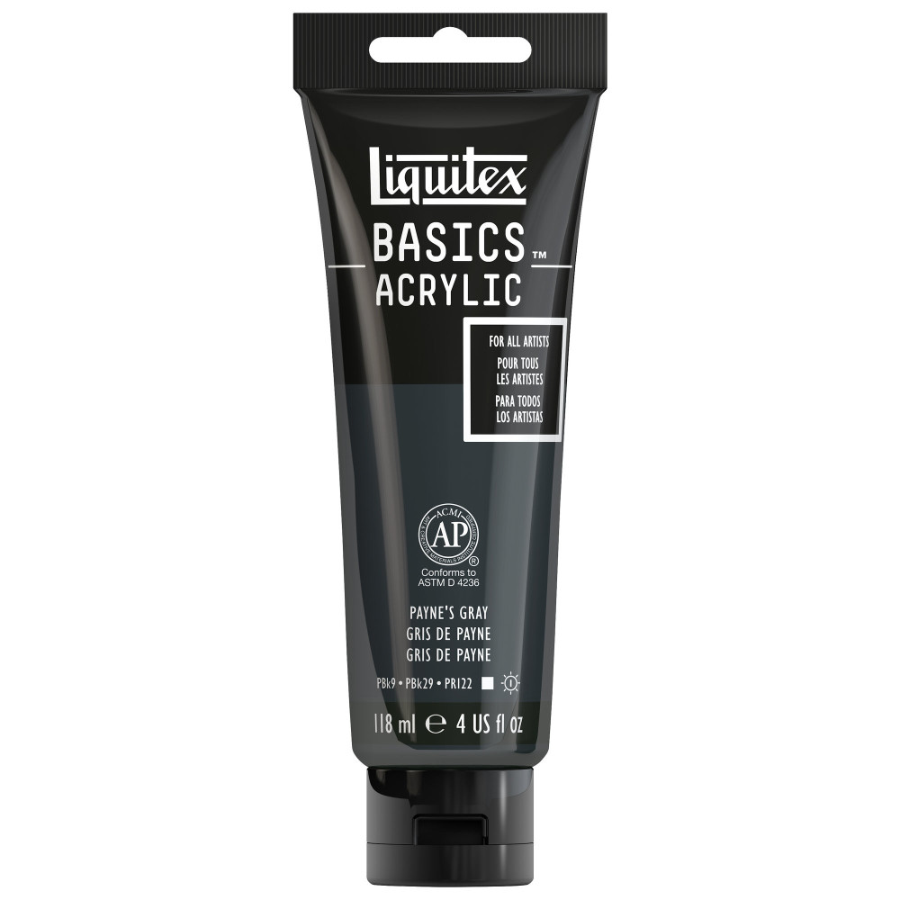Farba akrylowa Basics Acrylic - Liquitex - 310, Payne's Gray, 118 ml