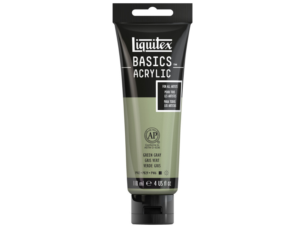 Basics Acrylic paint - Liquitex - 205, Green Gray, 118 ml