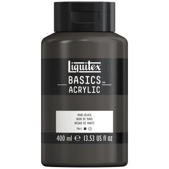 Basics Acrylic paint - Liquitex - 276, Mars Black, 400 ml