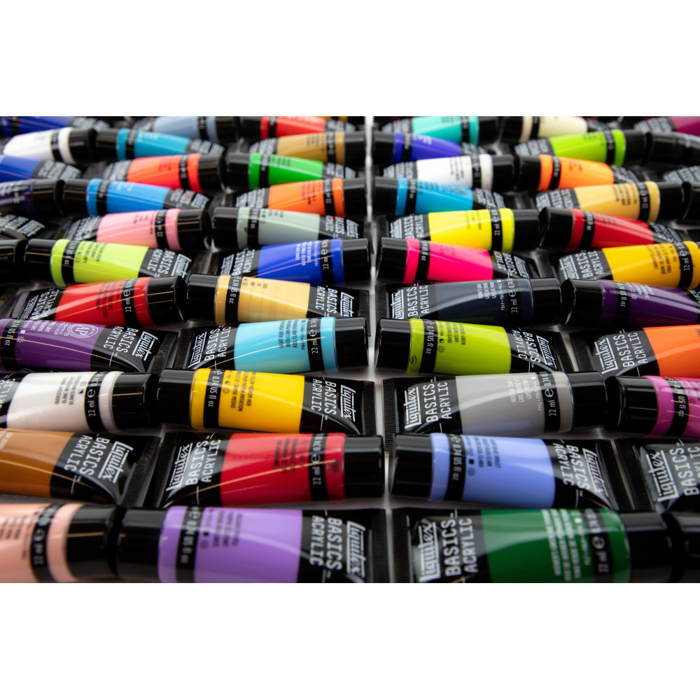 Zestaw farb Basics Acrylic - Liquitex - 72 kolory x 22 ml