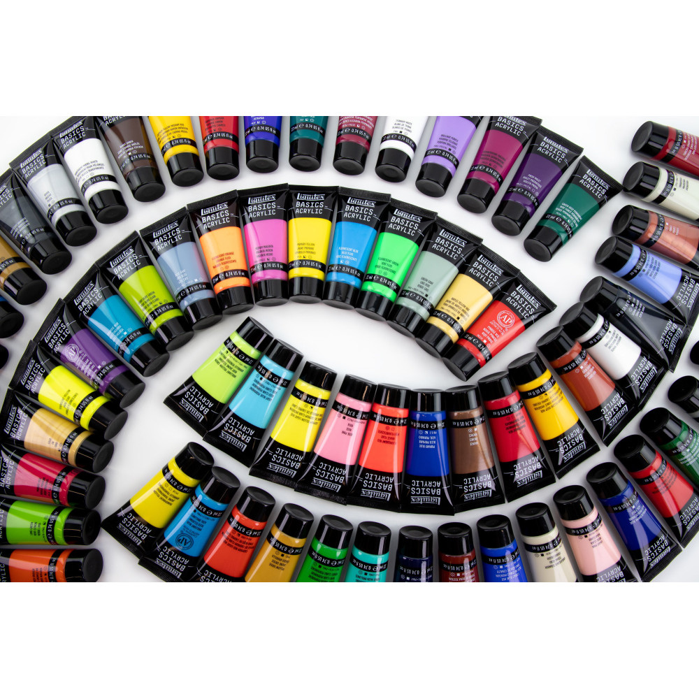Set of Basics Acrylic paint - Liquitex - 72 colors x 22 ml