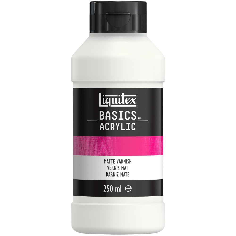 Varnish for Basics Acrylic paints - Liquitex - matte, 250 ml