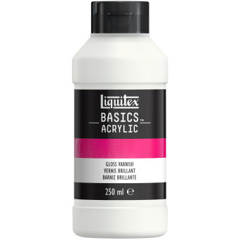 Gloss Varnish for Basics Acrylic paints - Liquitex - 250 ml