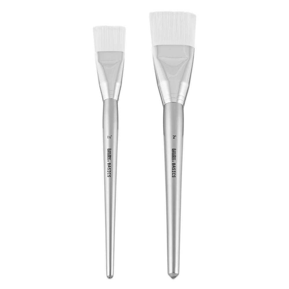 Zestaw pędzli płaskich, syntetycznych Basics - Liquitex - 2 szt.