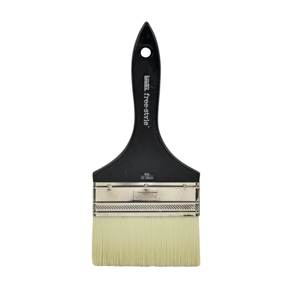 Broad Flat, synthetic brush free-style - Liquitex - short handle, 4''