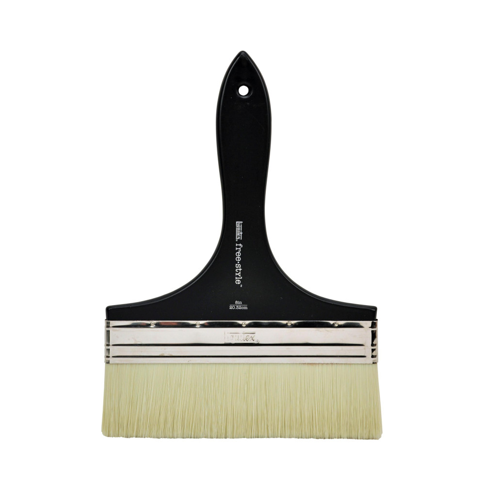Broad Flat, synthetic brush free-style - Liquitex - short handle, 8''