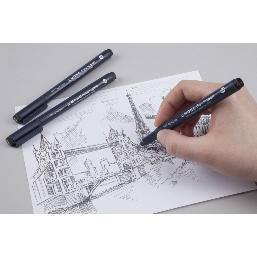 Mono Drawing Pen 03 - Tombow - black, 0,35 mm