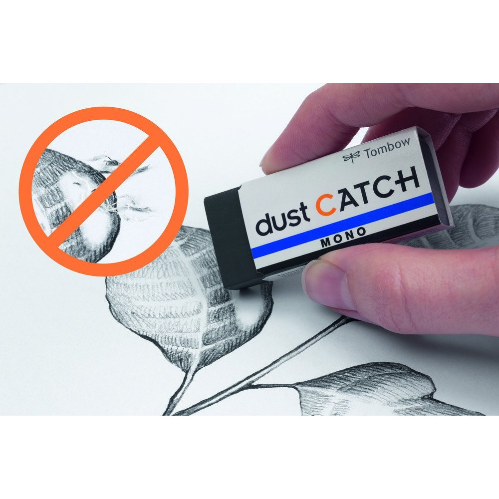 Eraser Mono Dust Catch - Tombow - black