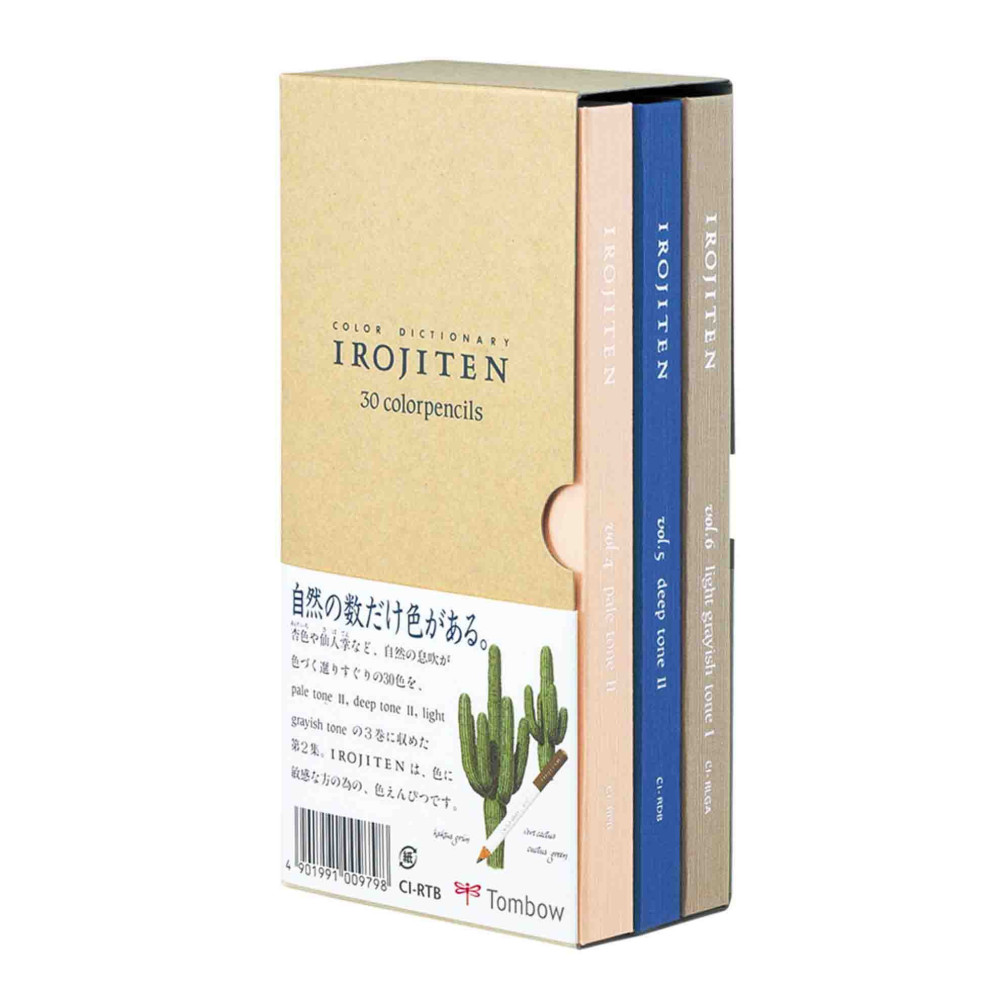 Zestaw kredek ołówkowych Irojiten, Woodlands - Tombow - 30 szt.