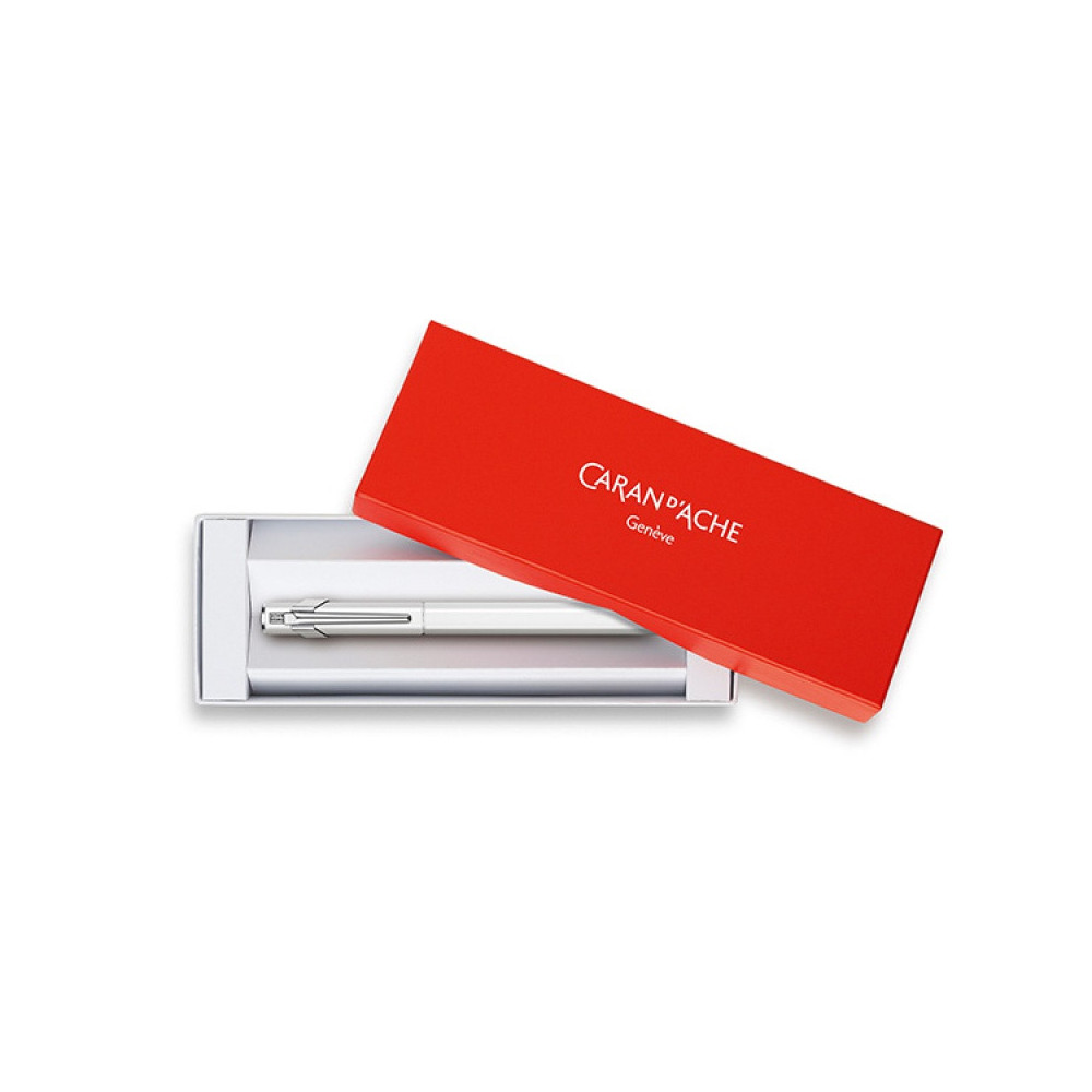 Pióro wieczne 849 z etui - Caran d'Ache - białe, M