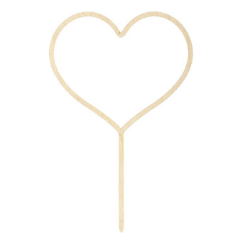 Wooden topper for cake - 23 cm