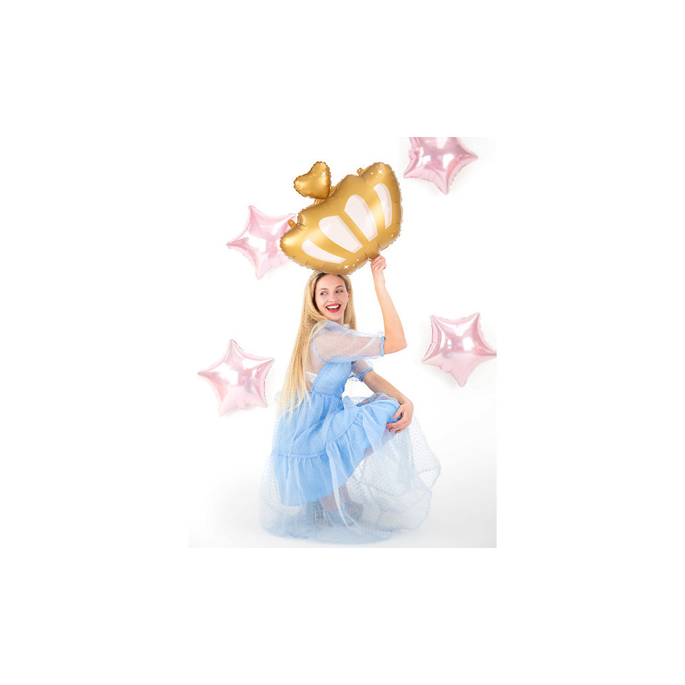 Foil balloon Crown - gold, 52 x 42 cm