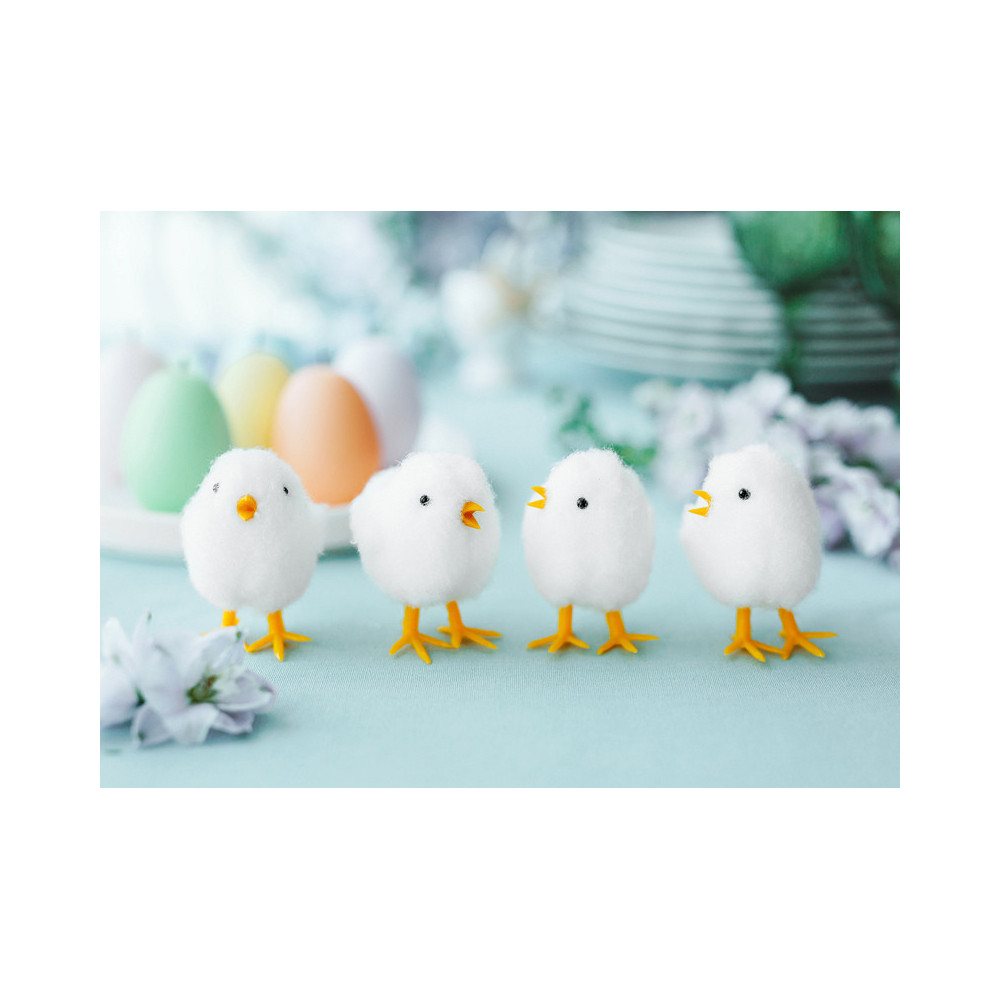 Egg shaped candles - pastel, 6 pcs.