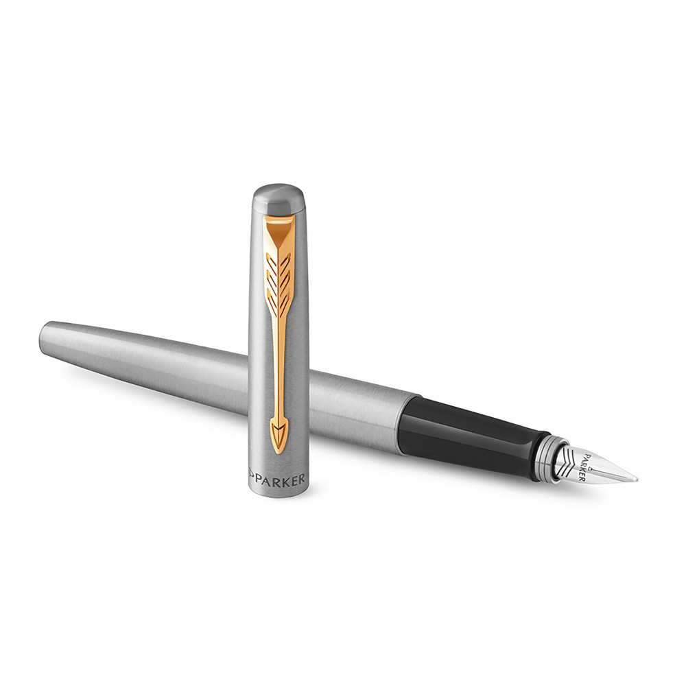 Fountain pen Jotter Core - Parker - Steel GT, M