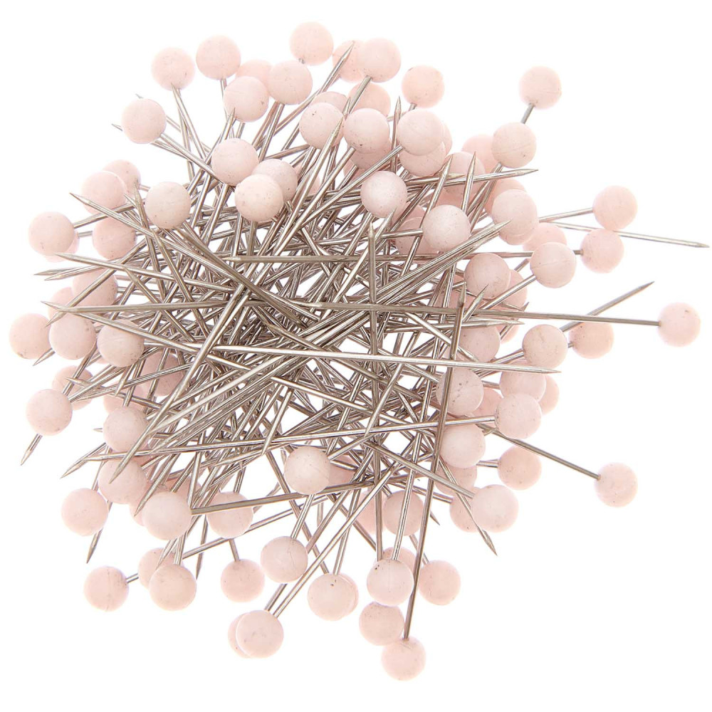 Decorative pins - Rico Design - Pink, 38 mm, 100 pcs.