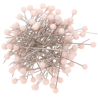 Decorative pins - Rico Design - Pink, 38 mm, 100 pcs.