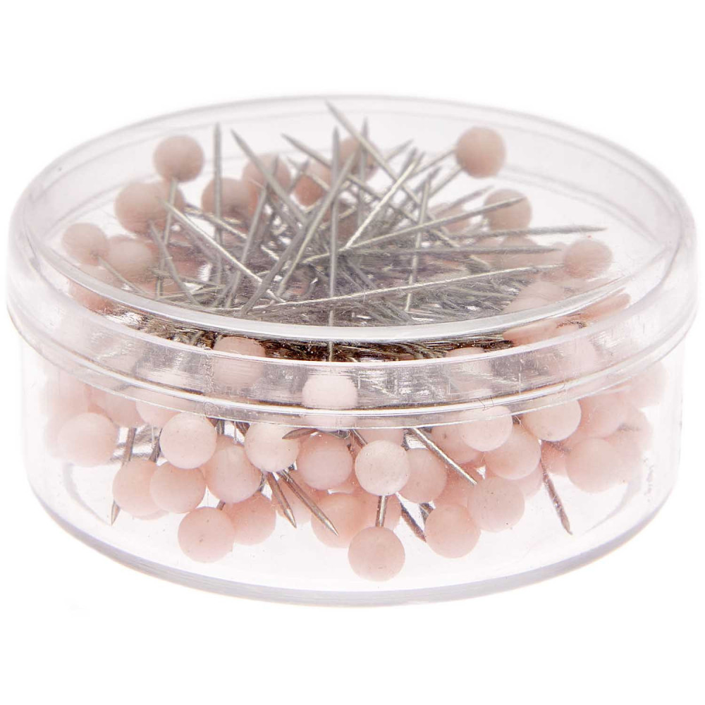 Decorative pins - Rico Design - Pink, 38 mm, 100 pcs.