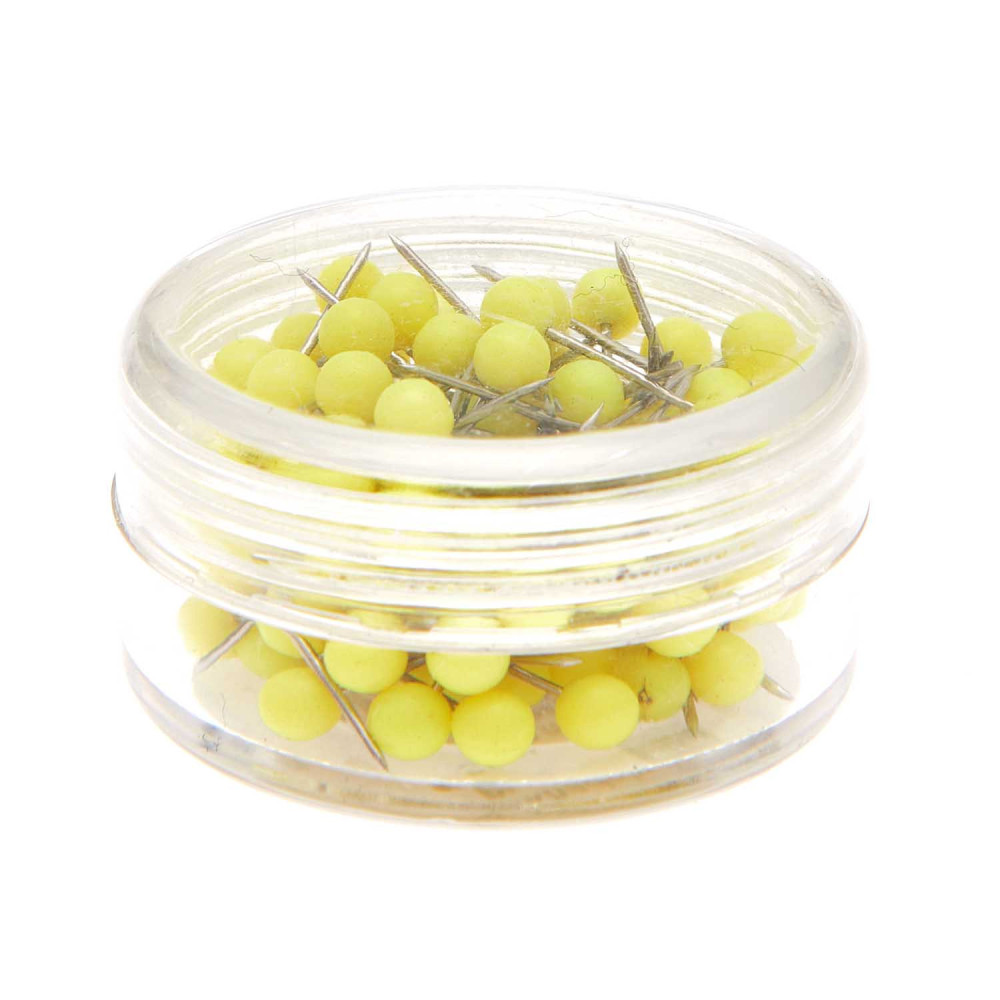 Szpilki ozdobne - Rico Design - Neon Yellow, 16 mm, 100 szt.