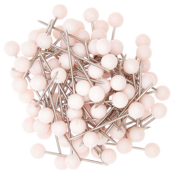 Szpilki ozdobne - Rico Design - Pink, 16 mm, 100 szt.