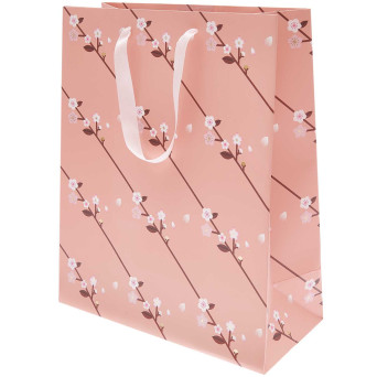 Torba prezentowa Sakura - Rico Design - różowa, 26 x 32 x 12 cm