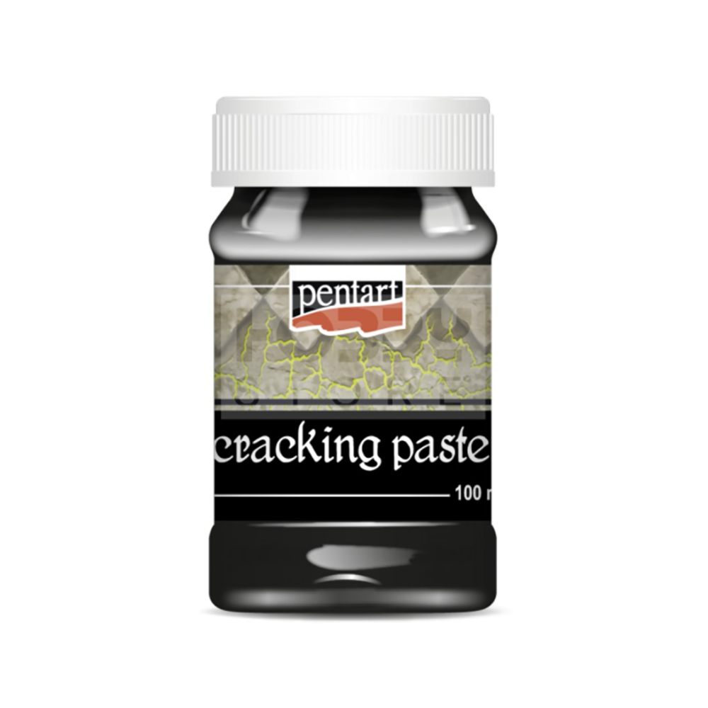 Decoupage Cracking Paste - Pentart - black, 100 ml