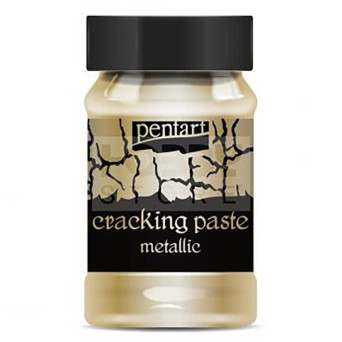 Decoupage Cracking Paste - Pentart - gold, 100 ml