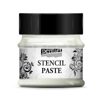 Pasta do szablonów Stencil Paste - Pentart - perłowa, 50 ml