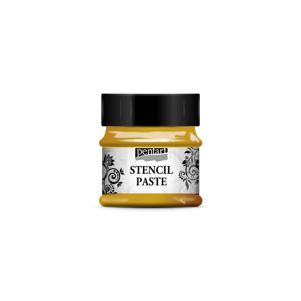 Stencil Paste - Pentart - metallic gold, 50 ml