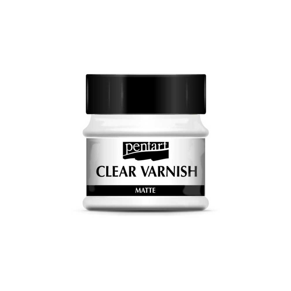 Lakier szybkoschnący, rozpuszczalnikowy - Pentart - matowy, 50 ml