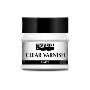Lakier szybkoschnący, rozpuszczalnikowy - Pentart - matowy, 50 ml
