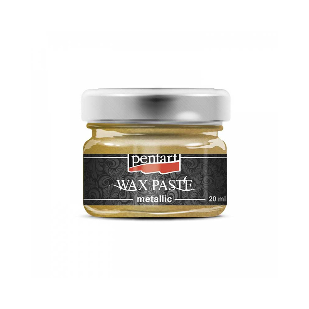 Pasta woskowa - Pentart - złota, 20 ml