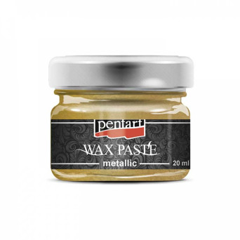Pasta woskowa - Pentart - złota, 20 ml