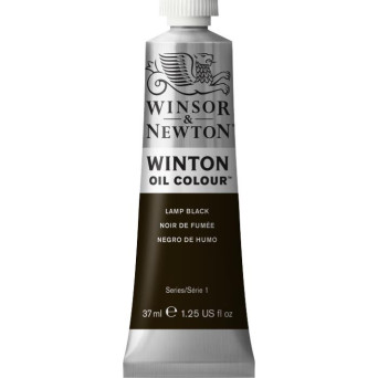 Oil paint Winton Oil Colour - Winsor & Newton - Lamp Black, 37 ml
