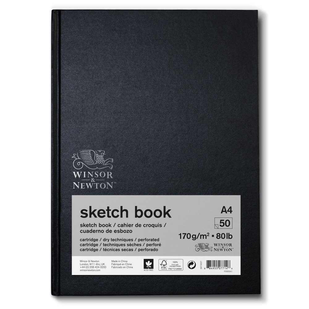 Szkicownik Sketch Book - Winsor & Newton - A4, 170g, 50 ark.