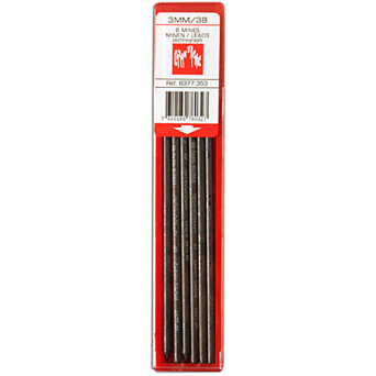 Wkłady grafitowe Technograph, 3 mm - Caran d'Ache - 3B, 6 szt.