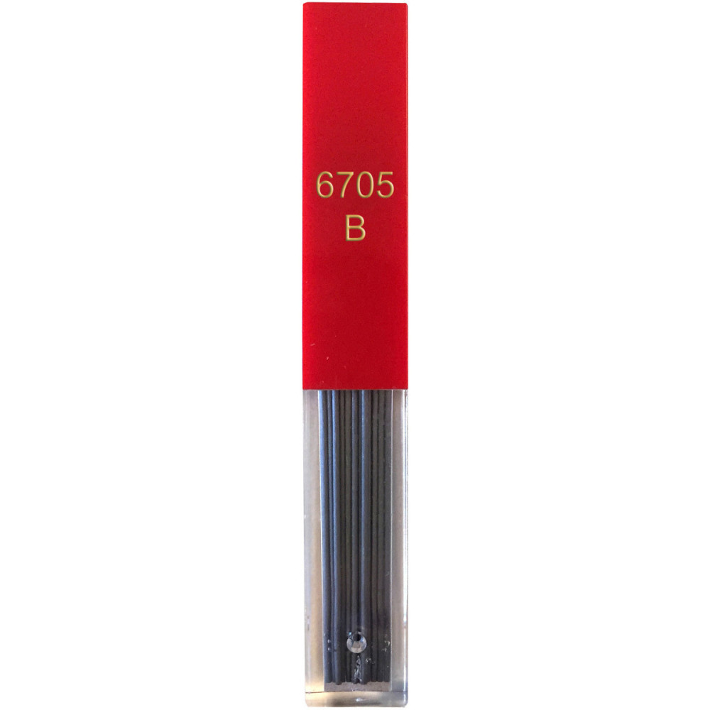 Auto-feed mechanical pencil lead refills 0,5 mm - Caran d'Ache - B, 12 pcs.