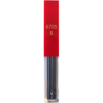 Auto-feed mechanical pencil lead refills 0,5 mm - Caran d'Ache - B, 12 pcs.