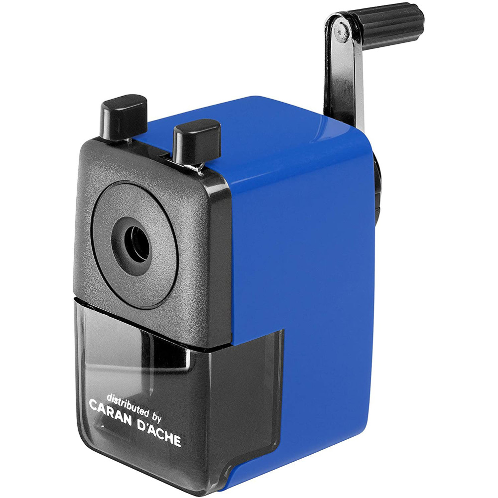 Handle plastic sharpener - Caran d'Ache - blue