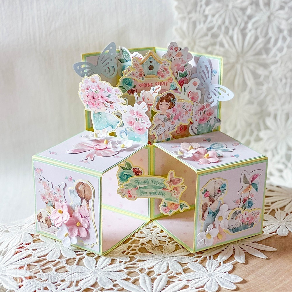 Paper Pack - DpCraft - Pastels, A4, 220 g, 20 sheets