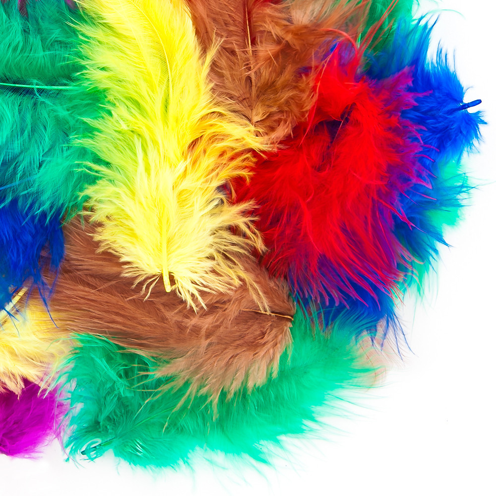 Decorative feathers - DpCraft - basic, 5 g