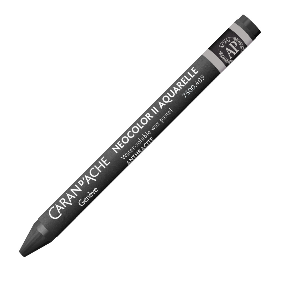 Pastela akwarelowa Neocolor II - Caran d'Ache - 409, Charcoal Grey