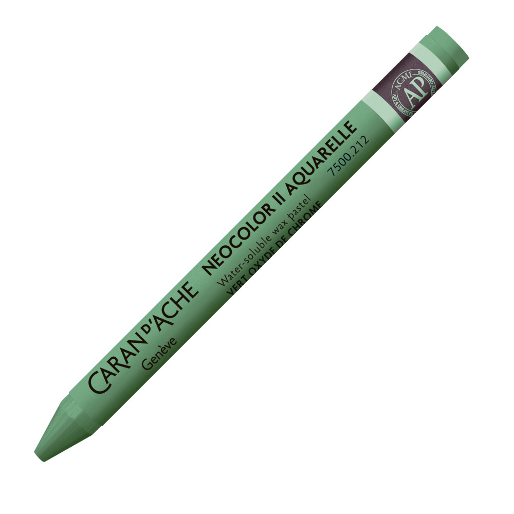Pastela akwarelowa Neocolor II - Caran d'Ache - 212, Chromium Oxyde Green